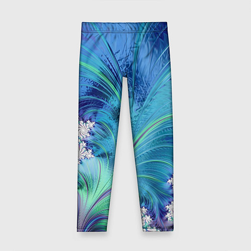 Детские легинсы Авангардная фрактальная композиция / 3D-принт – фото 1