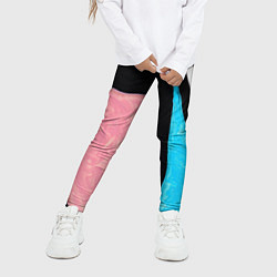 Леггинсы для девочки Переливы красок, цвет: 3D-принт — фото 2