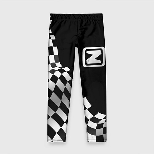 Детские легинсы Zotye racing flag / 3D-принт – фото 1