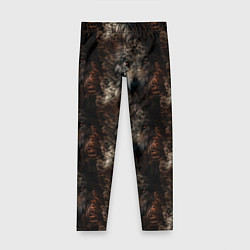 Леггинсы для девочки Волки паттерн, цвет: 3D-принт
