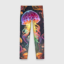 Леггинсы для девочки Фантастическая медуза, цвет: 3D-принт