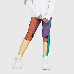 Леггинсы для девочки Современный авангард, цвет: 3D-принт — фото 2