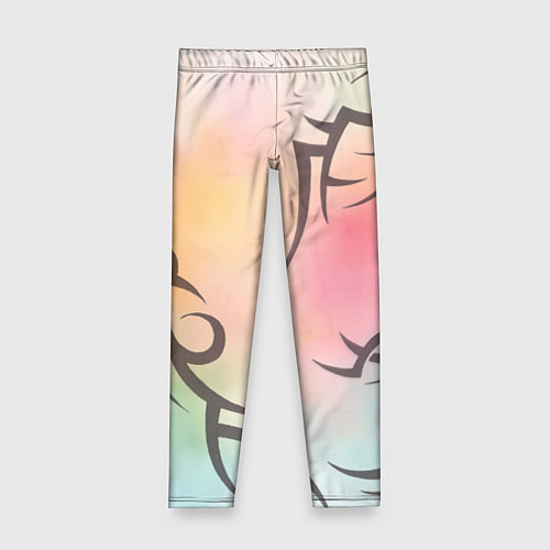 Детские легинсы Трайбл граффити / 3D-принт – фото 1