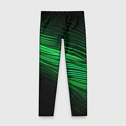 Детские легинсы Green neon lines