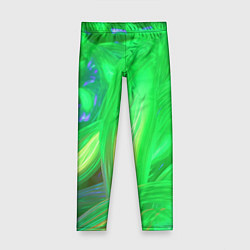 Детские легинсы Зеленая абстракция