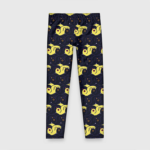 Детские легинсы Узор из цыплят / 3D-принт – фото 1