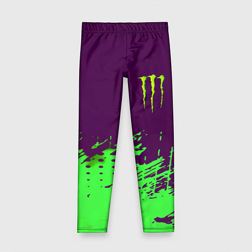 Детские легинсы Monster energy taurin / 3D-принт – фото 1