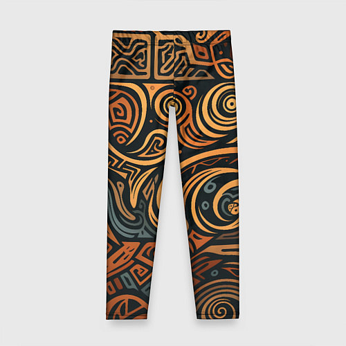 Детские легинсы Узор в викингском стиле / 3D-принт – фото 1