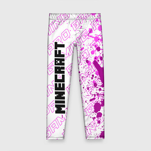 Детские легинсы Minecraft pro gaming по-вертикали / 3D-принт – фото 1