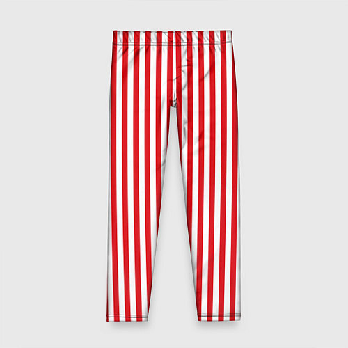 Детские легинсы Красная полоса / 3D-принт – фото 1