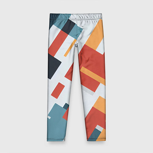 Детские легинсы Геометрический узор - нейросеть / 3D-принт – фото 1