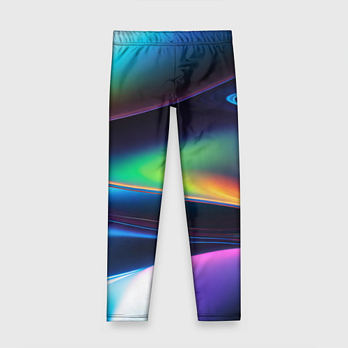 Детские легинсы Голографический материал / 3D-принт – фото 1