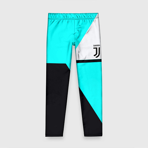 Детские легинсы Juventus sport geometry fc / 3D-принт – фото 1