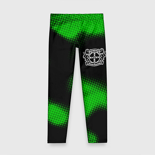 Детские легинсы Bayer 04 sport halftone / 3D-принт – фото 1