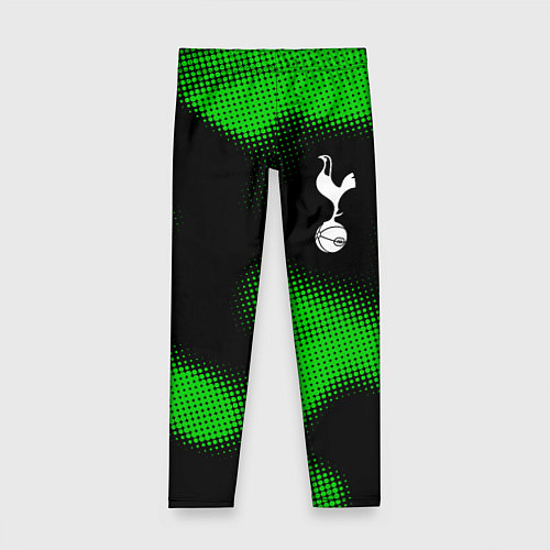 Детские легинсы Tottenham sport halftone / 3D-принт – фото 1