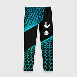Леггинсы для девочки Tottenham football net, цвет: 3D-принт