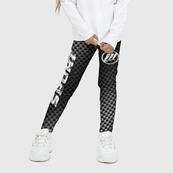 Леггинсы для девочки Lifan sport carbon, цвет: 3D-принт — фото 2