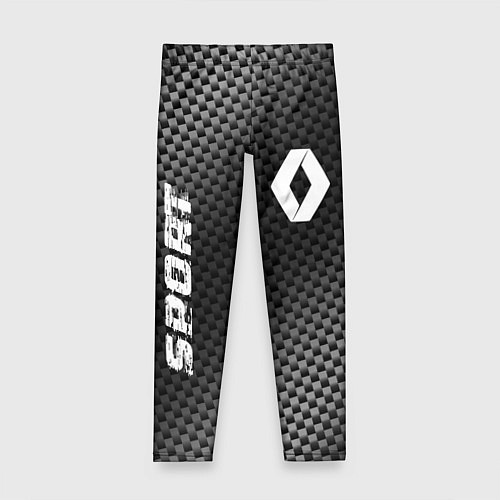 Детские легинсы Renault sport carbon / 3D-принт – фото 1