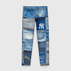 Детские легинсы Patchwork - New York yankees baseball team