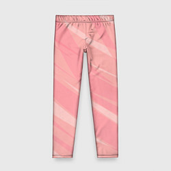 Детские легинсы Розово-персиковый полосатый