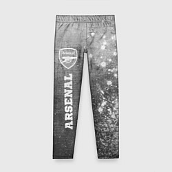 Детские легинсы Arsenal - grey gradient по-вертикали