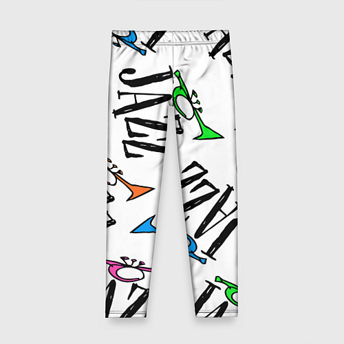 Детские легинсы Just jazz in color / 3D-принт – фото 1