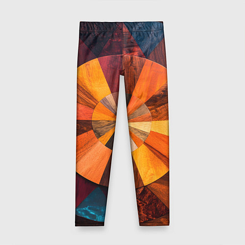 Детские легинсы Круговая мозайка / 3D-принт – фото 1