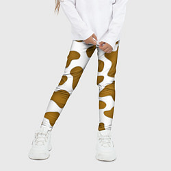 Леггинсы для девочки Пятна коровы, цвет: 3D-принт — фото 2