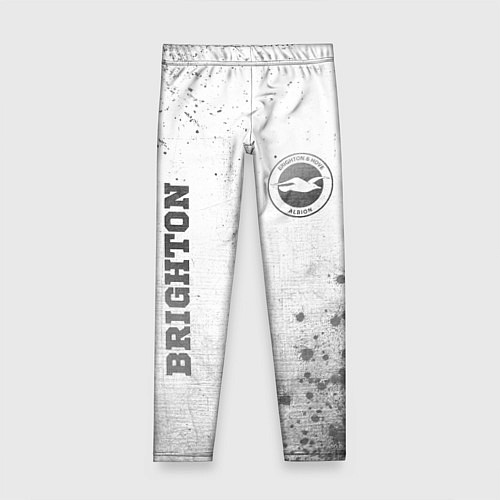 Детские легинсы Brighton - white gradient вертикально / 3D-принт – фото 1