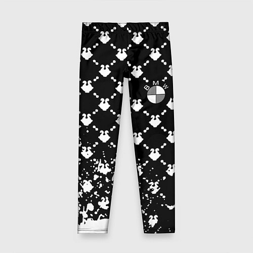 Детские легинсы BMW gussi steel / 3D-принт – фото 1