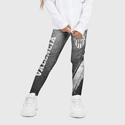 Леггинсы для девочки Valencia - grey gradient вертикально, цвет: 3D-принт — фото 2