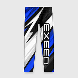 Леггинсы для девочки Exeed - blue sport, цвет: 3D-принт