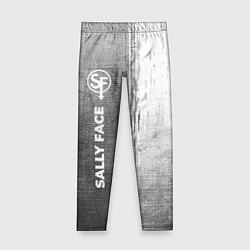 Леггинсы для девочки Sally Face - grey gradient по-вертикали, цвет: 3D-принт