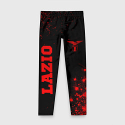 Леггинсы для девочки Lazio - red gradient вертикально, цвет: 3D-принт