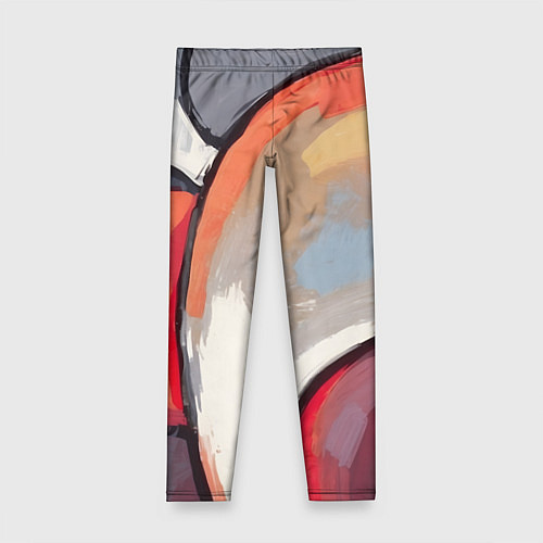 Детские легинсы Абстракция с кругами / 3D-принт – фото 1