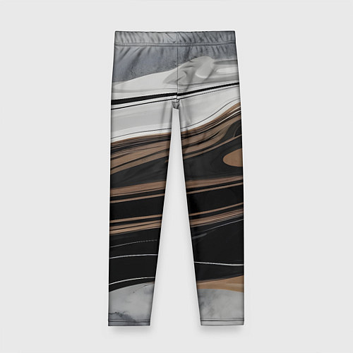 Детские легинсы Движение песка / 3D-принт – фото 1