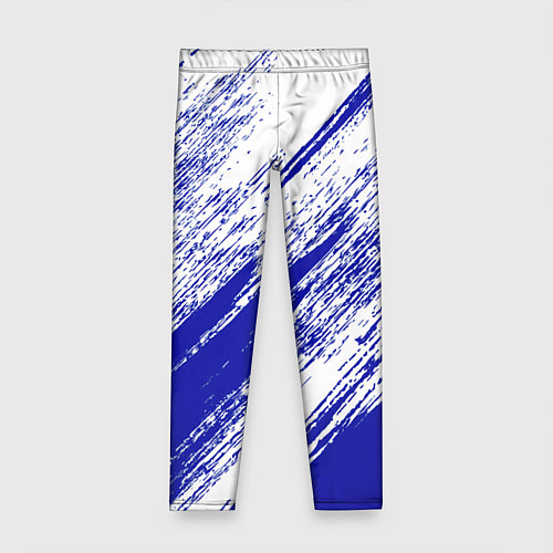 Детские легинсы The color is white and blue / 3D-принт – фото 1