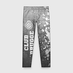 Леггинсы для девочки Club Brugge - grey gradient по-вертикали, цвет: 3D-принт