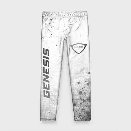 Детские легинсы Genesis - white gradient вертикально / 3D-принт – фото 1
