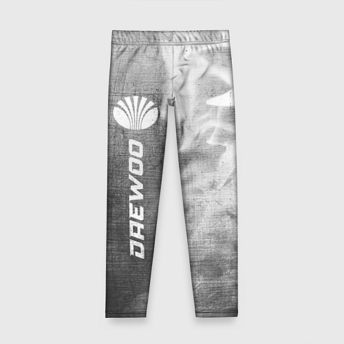 Детские легинсы Daewoo - grey gradient по-вертикали / 3D-принт – фото 1