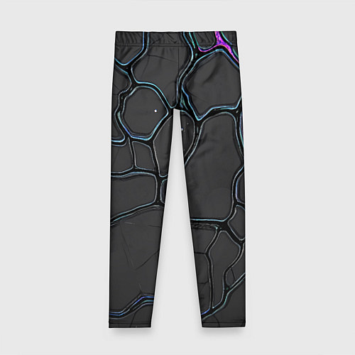 Детские легинсы Плита хай-тек текстура / 3D-принт – фото 1