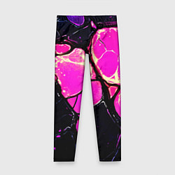 Детские легинсы Розовые пятна в текстуре