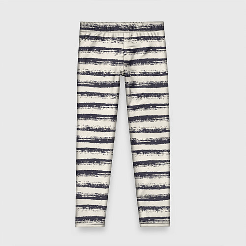 Детские легинсы Тёмные полосы на светлом / 3D-принт – фото 1