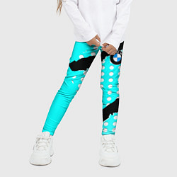 Леггинсы для девочки BMW sport краски, цвет: 3D-принт — фото 2