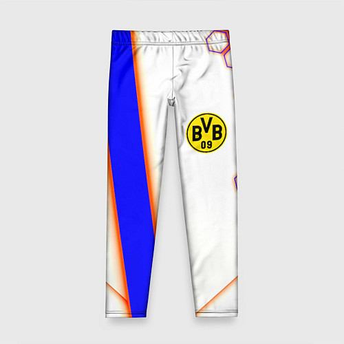 Детские легинсы Borussia geometry sport / 3D-принт – фото 1