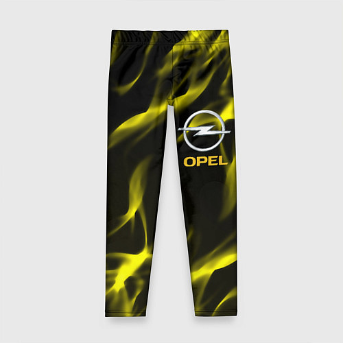 Детские легинсы Opel огненный стиль / 3D-принт – фото 1