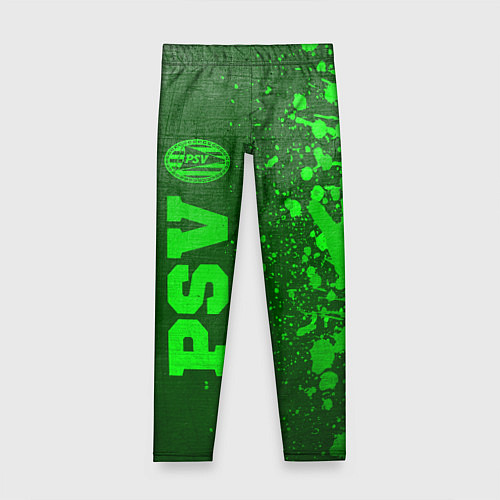 Детские легинсы PSV - green gradient по-вертикали / 3D-принт – фото 1