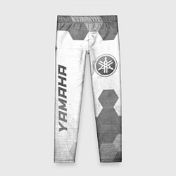 Леггинсы для девочки Yamaha - white gradient вертикально, цвет: 3D-принт