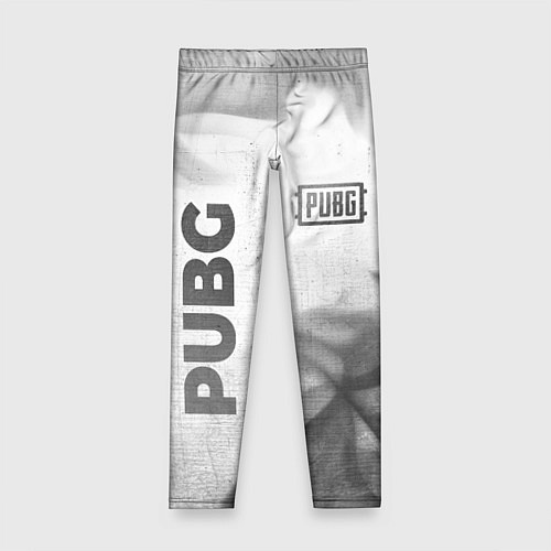 Детские легинсы PUBG - white gradient вертикально / 3D-принт – фото 1
