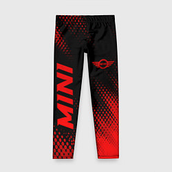 Леггинсы для девочки Mini - red gradient вертикально, цвет: 3D-принт